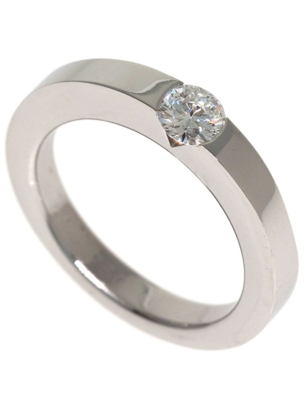 Cartier Dating with Diamond 46 Ring 18k White Gold